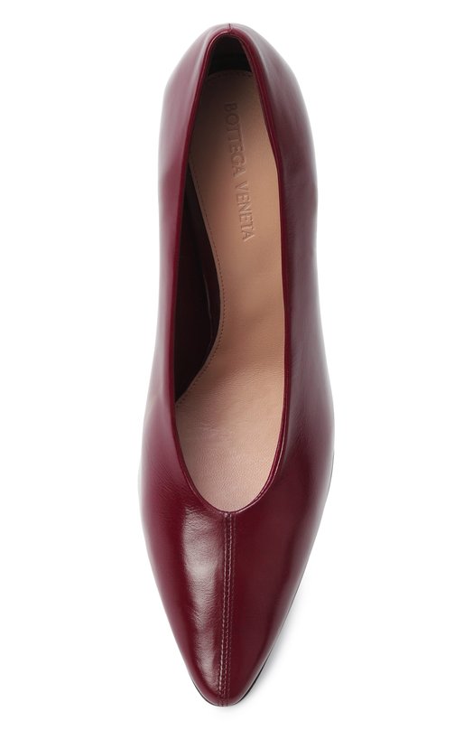 Кожаные туфли Sofia Bottega Veneta 827710/V3H90 Бордовый  827710/V3H90 Фото 6