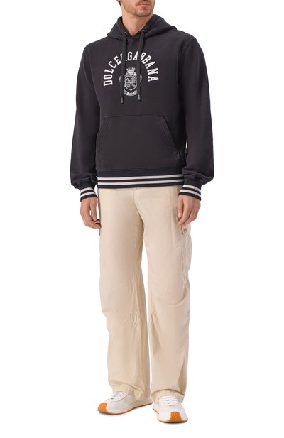 Мужской хлопковое худи DOLCE & GABBANA, арт. G9BGPT/G7P0T