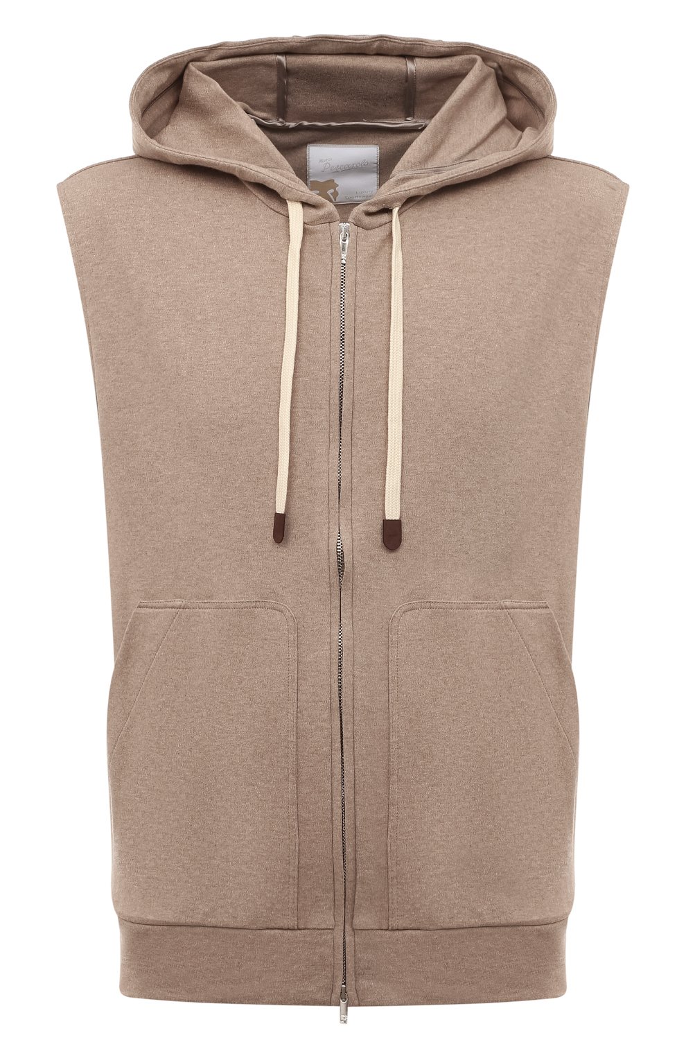 Хлопковый жилет MARCO PESCAROLO бежевого цвета по цене 56950 руб., арт. AMAX/47Y05, фото 1 Хлопковый жилет MARCO PESCAROLO, арт. AMAX/47Y05, фото 1