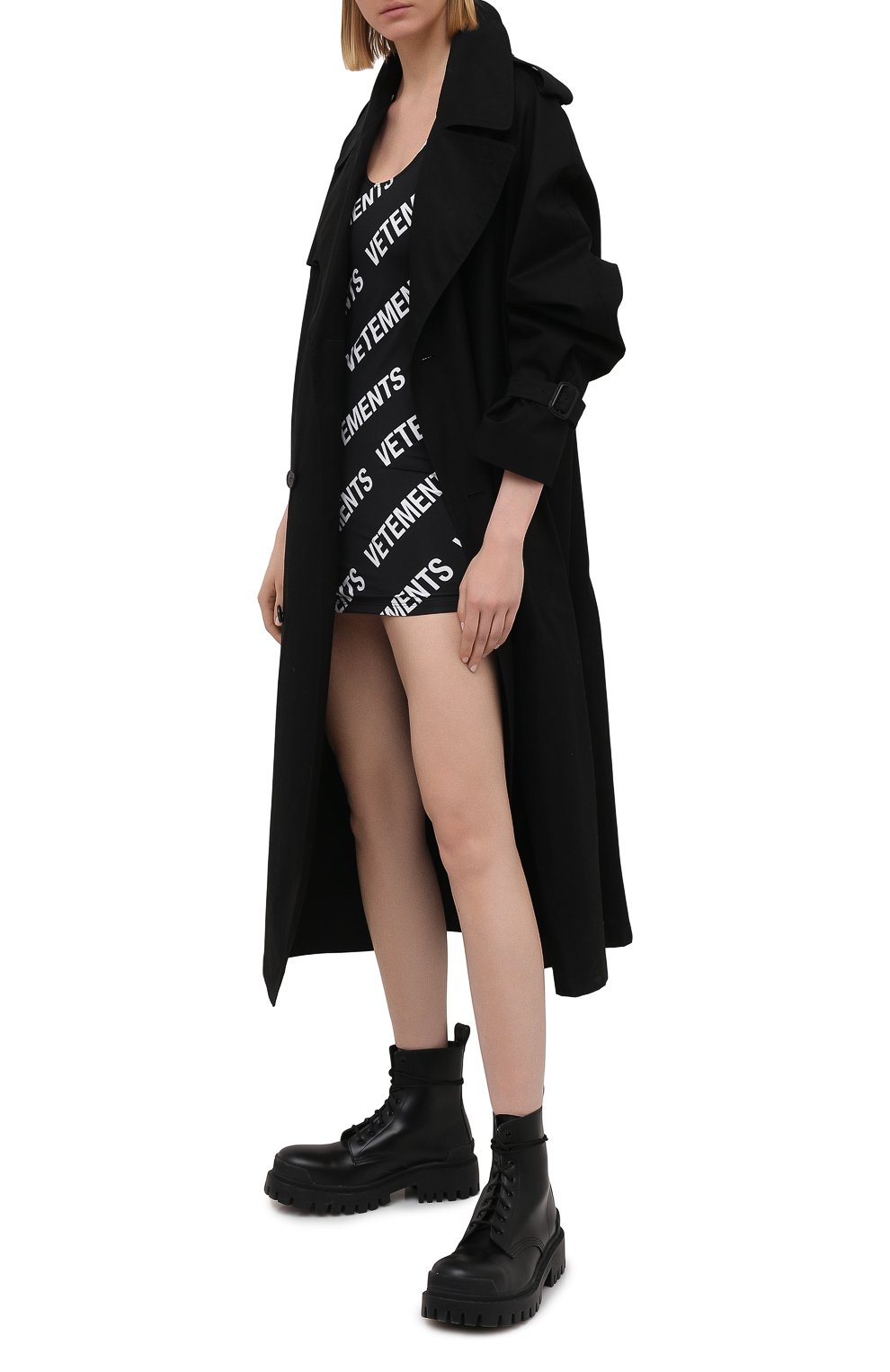 Платье VETEMENTS, арт. WE51DR650W 2605/BLACK/WHITE, фото 2