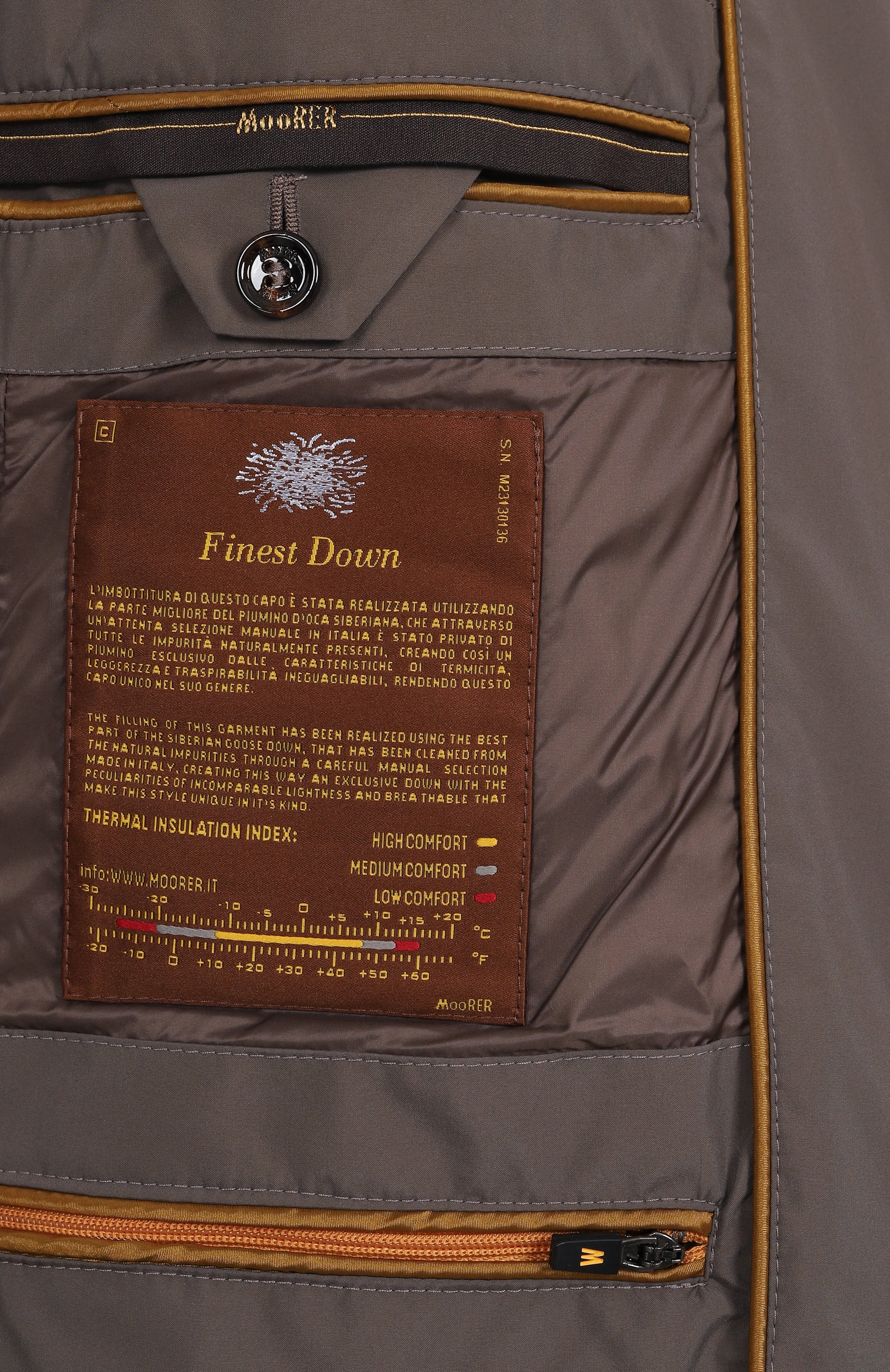 Пуховик saturno-stp с отделкой из овчины MOORER, арт. SATURN0/STP, фото 7