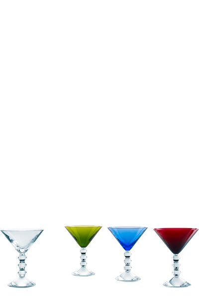 Набор из 4-х цветных бокалов для мартини vega BACCARAT, арт. 2 810 828, фото 1