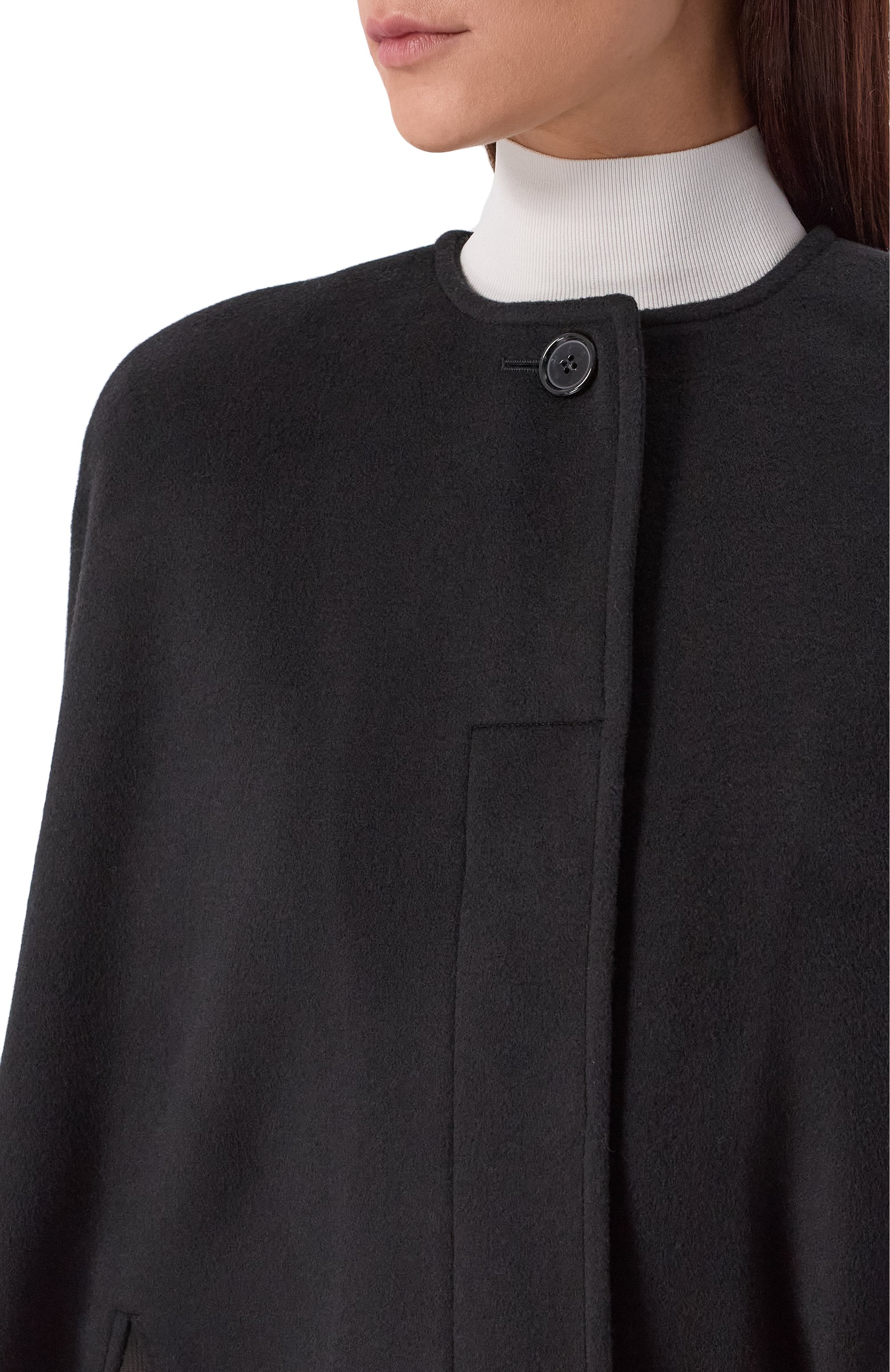 Кейп из шерсти и кашемира NINA RICCI, арт. 25ACMA010/WV0325, фото 5