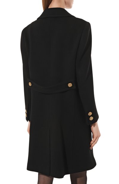 Шерстяное пальто GUCCI черного цвета по цене 476500 руб., арт. 657054 ZAG3M, фото 4 Шерстяное пальто GUCCI, арт. 657054 ZAG3M, фото 4