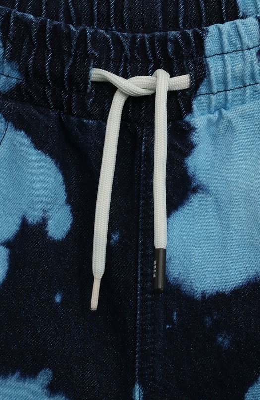 Джинсовые шорты MSGM kids Синий, фото 3