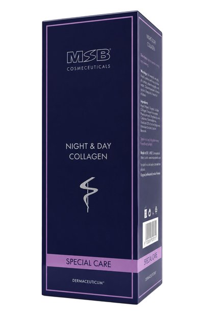 Ночная и дневная сыворотка для кожи лица night &amp; day collagen (50ml) MSB, арт. 01278