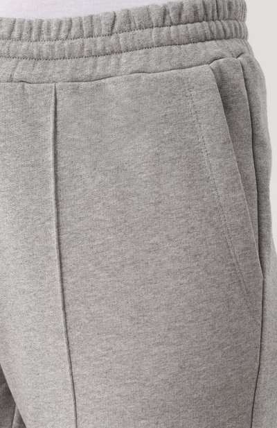 Брюки прямого кроя с карманами и эластичным поясом ALEXANDERWANG.T светло-серого цвета по цене 17700 руб., арт. 4C274000B2, фото 5 Брюки прямого кроя с карманами и эластичным поясом ALEXANDERWANG.T, арт. 4C274000B2, фото 5