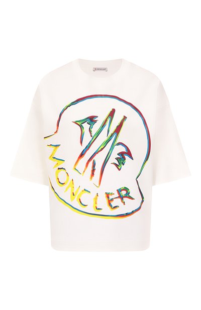 Женская хлопковая футболка MONCLER, арт. 8C00026/899SP