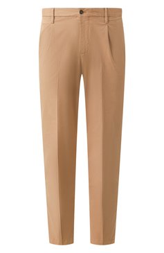 Мужские брюки CORNELIANI бежевого цвета, арт. 254ED6-2520127 | Фото 1 (Длина (брюки, джинсы): Стандартные; Драгоценные камни: Проставлено; Материал сплава: Проставлено; Стили: Кэжуэл; Силуэт М (брюки): Чиносы; Случай: Повседневный; Материал внешний: Хлопок)