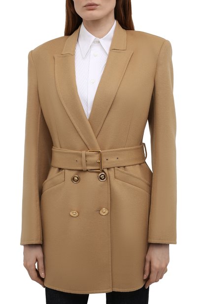 Шерстяное пальто VERSACE, арт. 1001064/1A00884, фото 3