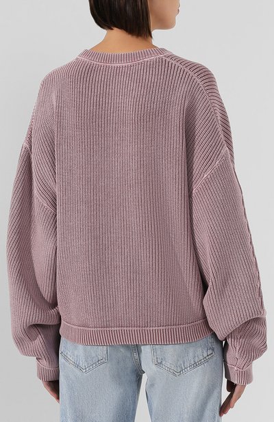 Хлопковый пуловер ALEXANDERWANG.T розового цвета по цене 29600 руб., арт. 4KC2191078, фото 4 Хлопковый пуловер ALEXANDERWANG.T, арт. 4KC2191078, фото 4