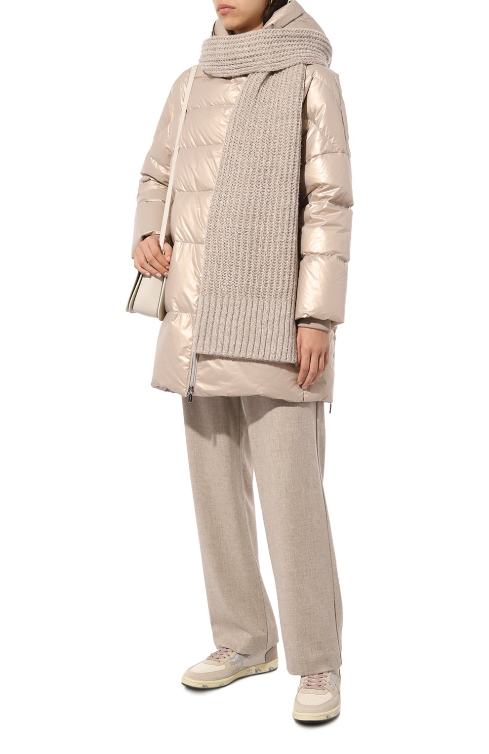 Пуховик DIEGO M бежевого цвета по цене 87550 руб., арт. 24IP-Z710, фото 2 Пуховик DIEGO M, арт. 24IP-Z710, фото 2
