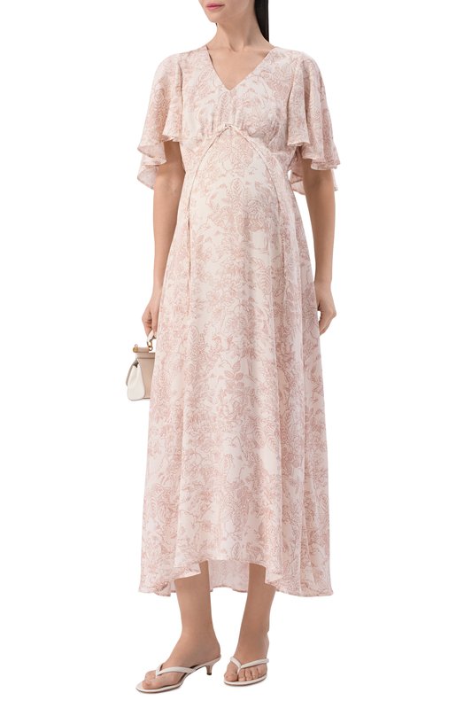 Платье из вискозы Pietro Brunelli AG0446/VI0091 Бежевый  AG0446/VI0091 Фото 2