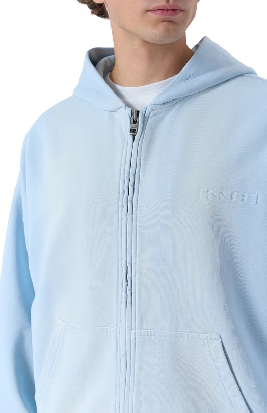 Хлопковая толстовка Ksubi MPF25FL001 Голубой  MPF25FL001 Фото 5