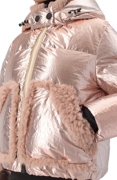 Женский пуховик trevelin MONCLER GRENOBLE розового цвета, арт. 1A000-44-5975P | Фото 5 (Длина (верхняя одежда): Короткие; Материал сплава: Проставлено; Рукава: Длинные; Материал подклада: Синтетический материал; Драгоценные камни: Проставлено; Кросс-КТ: Пуховик; Стили: Гламурный)