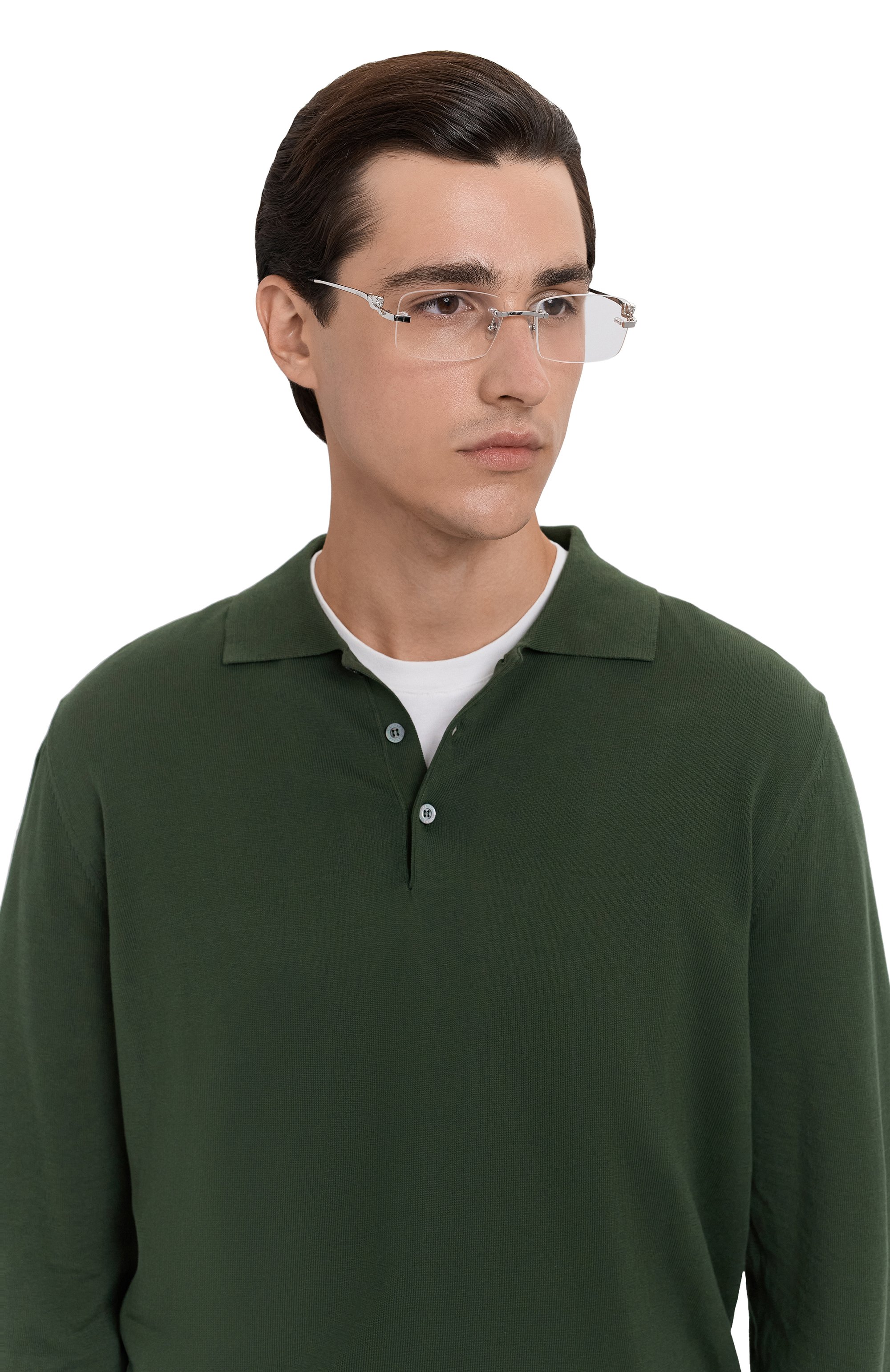 Оправа CARTIER серебряного цвета по цене 137500 руб., арт. CT0281 004, фото 2 Оправа CARTIER, арт. CT0281 004, фото 2