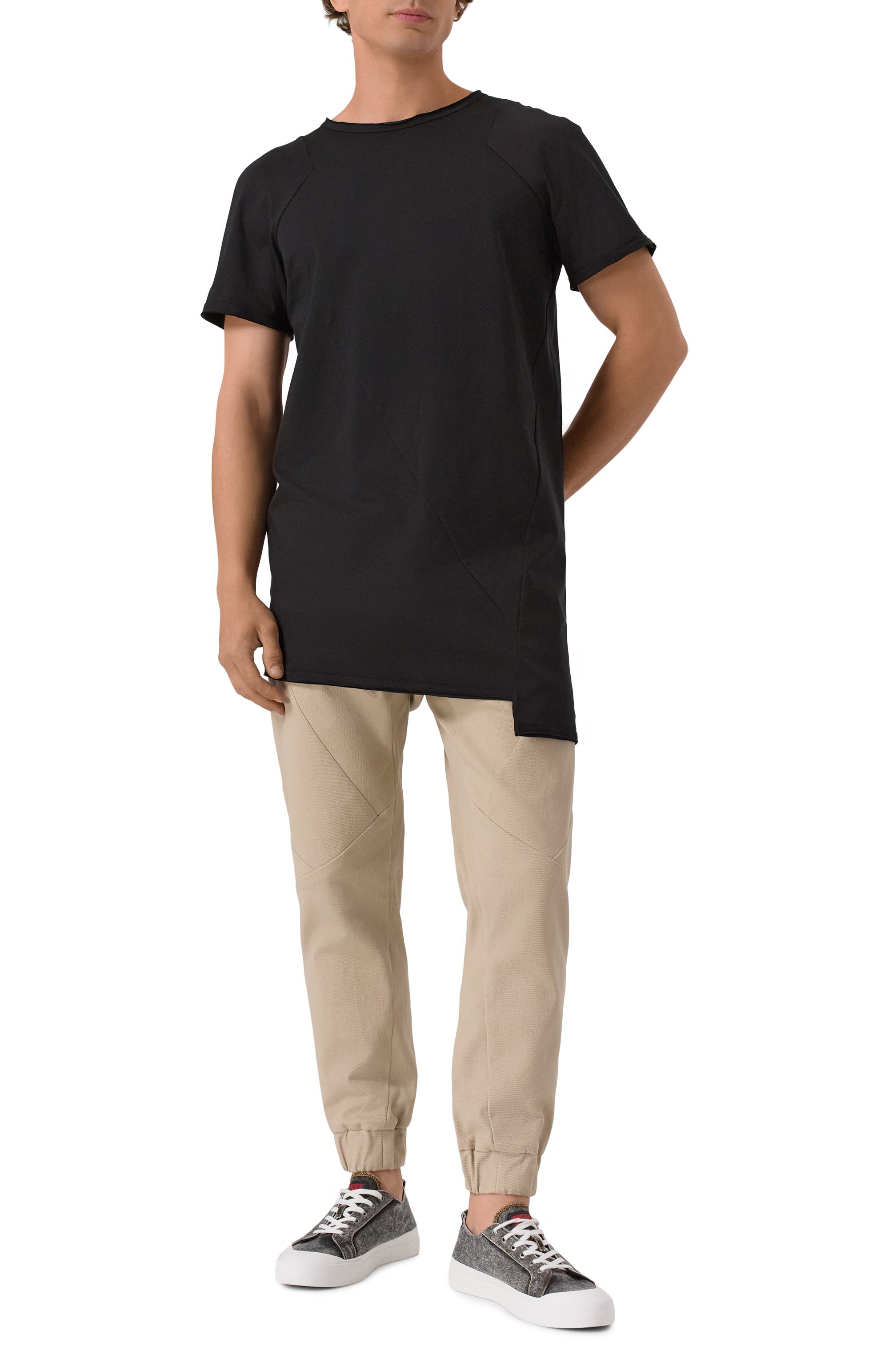 Хлопковая футболка 139DEC, арт. T518-BK, фото 2