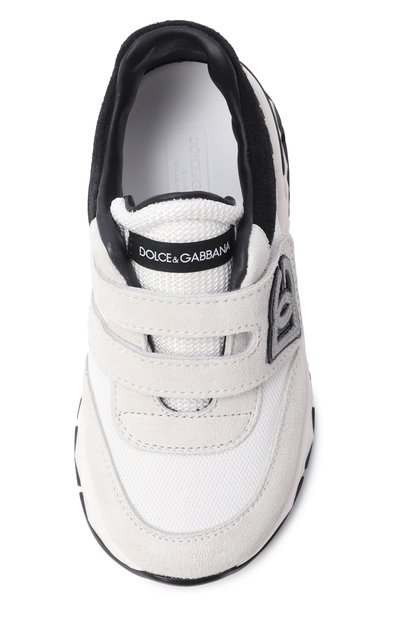 Комбинированные кроссовки first steps dg DOLCE & GABBANA, арт. DN0199/AW467, фото 4