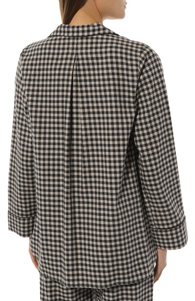 Пижама из хлопка и шерсти ZIMMERLI черно-белого цвета по цене 41250 руб., арт. 4600-11000, фото 4 Пижама из хлопка и шерсти ZIMMERLI, арт. 4600-11000, фото 4