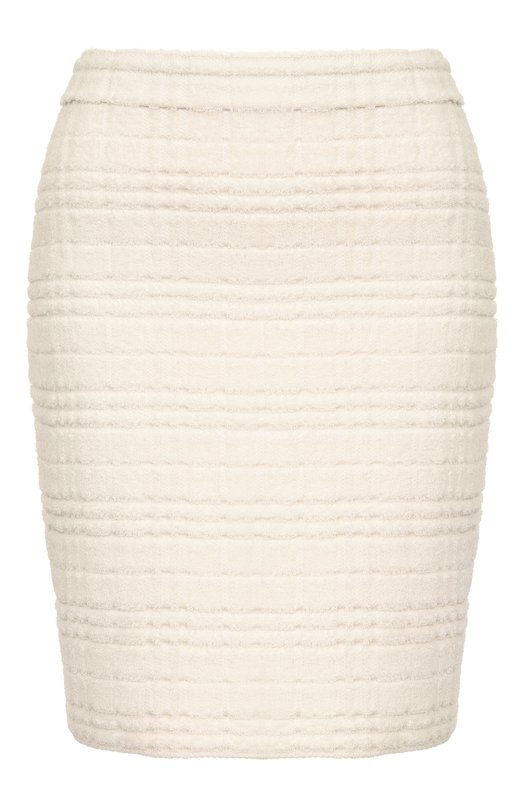 Шерстяная юбка Burberry 8121111 Кремовый 8121111