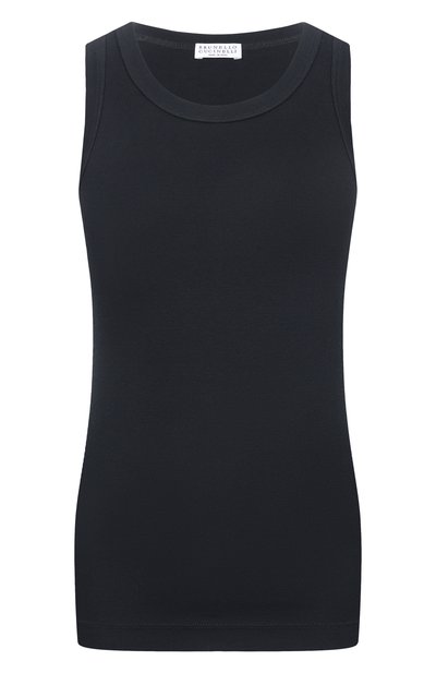 Женская хлопковая майка BRUNELLO CUCINELLI, арт. M0TC8FX230