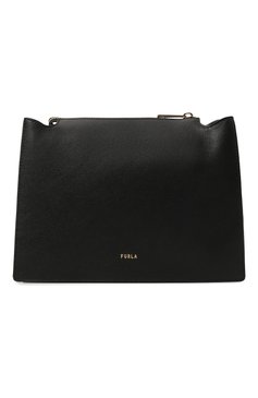 Женская сумка nuvola FURLA черного цвета, арт. WB01275/BX2045 | Фото 1 (Размер: small; Материал: Натуральная кожа; Драгоценные камни: Проставлено; Ремень/цепочка: На ремешке; Материал сплава: Проставлено)