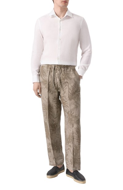 Льняные брюки INLINUM, арт. PAJAMA12, фото 2