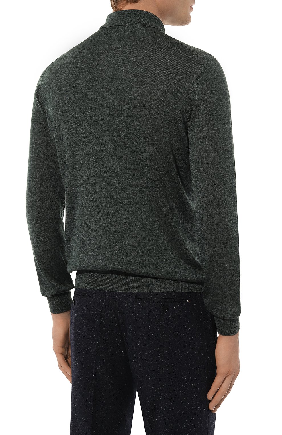 Поло из шерсти и шелка GRAN SASSO, арт. 57137/13190, фото 4