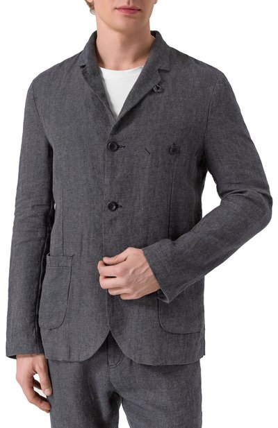 Льняной пиджак HANNES ROETHER, арт. J0P32PE.6048/, фото 5