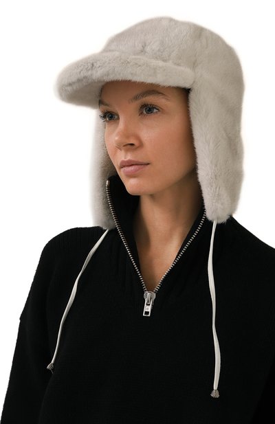Шапка-ушанка из меха норки VICTORIA KUSENKOVA, арт. 091600008226, фото 2
