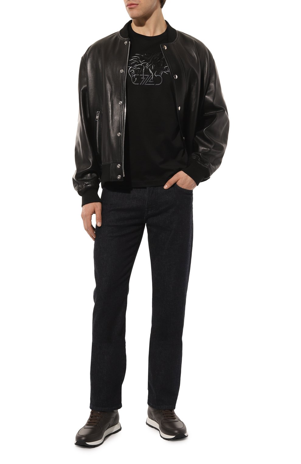 Хлопковая футболка ZILLI, арт. MBZ-NT580-LE0N1/MC01, фото 2