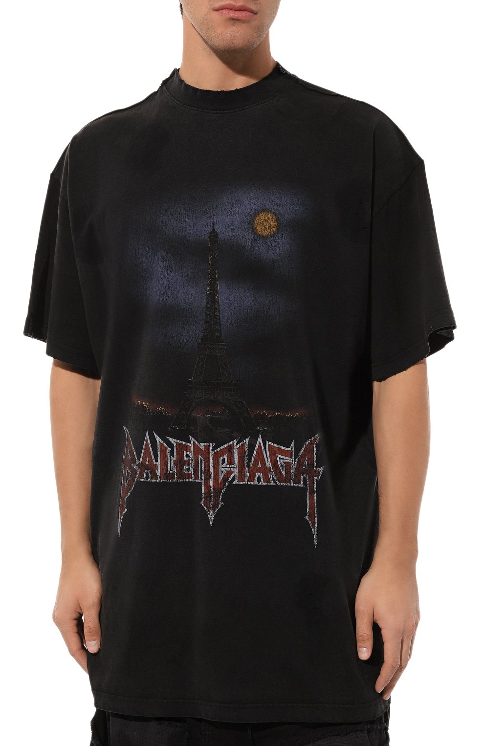 Хлопковая футболка BALENCIAGA, арт. 791615/TQVY2, фото 3