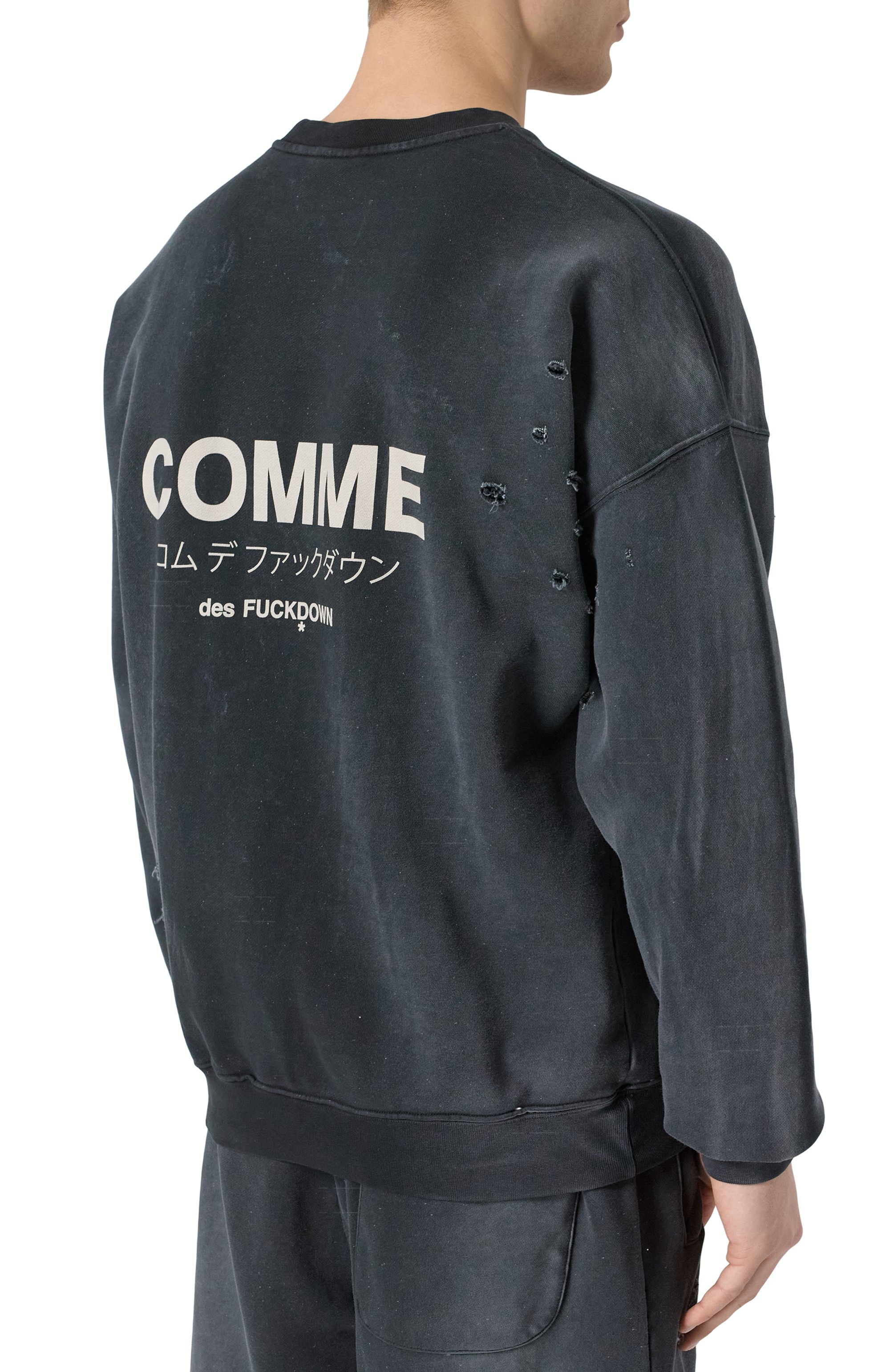 Хлопковый свитшот COMME DES FUCKDOWN, арт. CFABM01531, фото 4