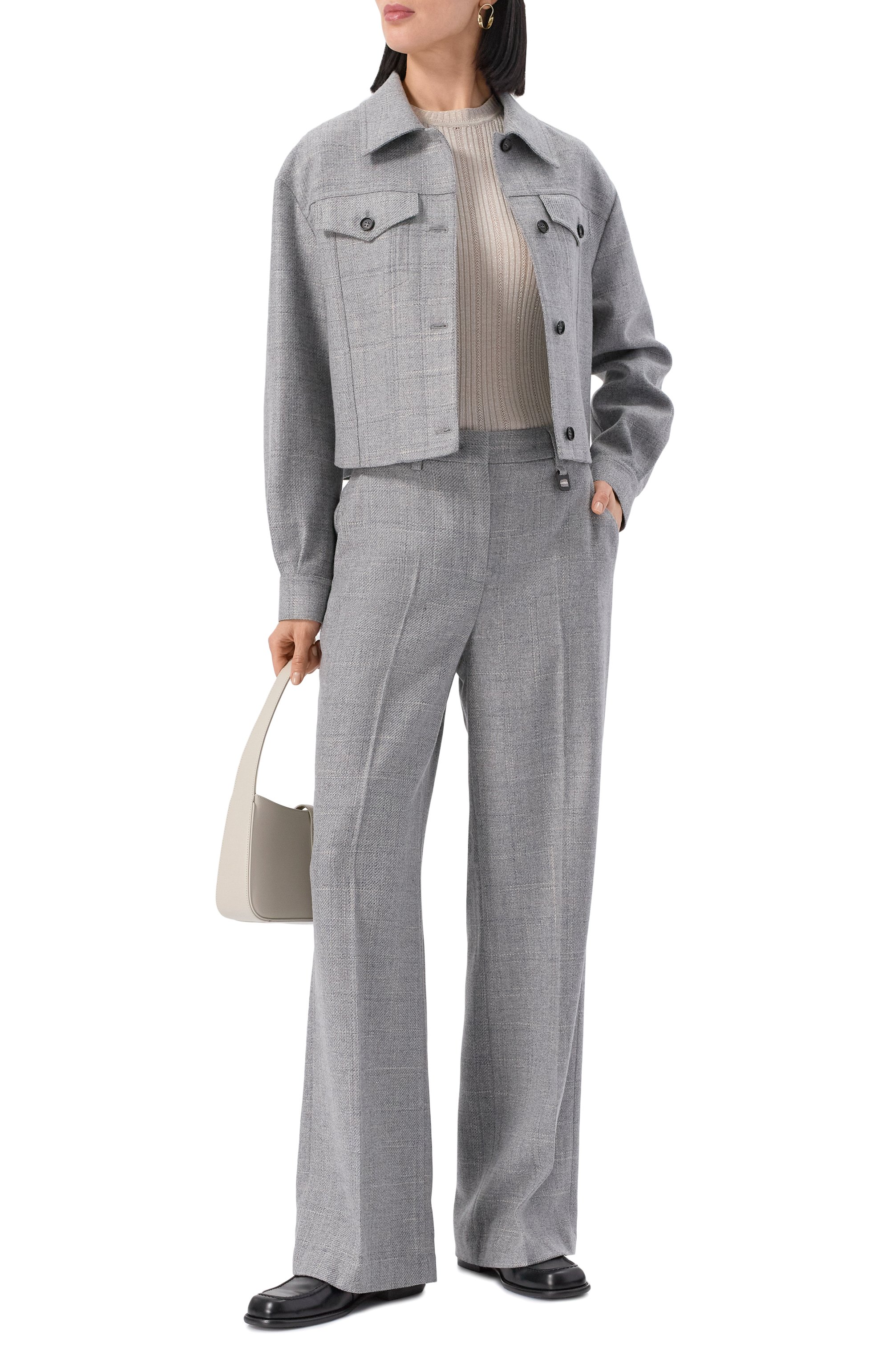 Брюки из шерсти и вискозы LORENA ANTONIAZZI, арт. PA01A/5024, фото 2