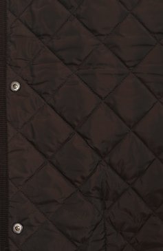 Женская куртка TOTEME коричневого цвета, арт. 241-WR01022-FB0169 | Фото 7 (Материал внешний: Синтетический материал, Хлопок; Материал подклада: Синтетический материал; Рукава: Длинные; Длина (верхняя одежда): До середины бедра; Кросс-КТ: Легкие, Куртка; Стили: Минимализм)