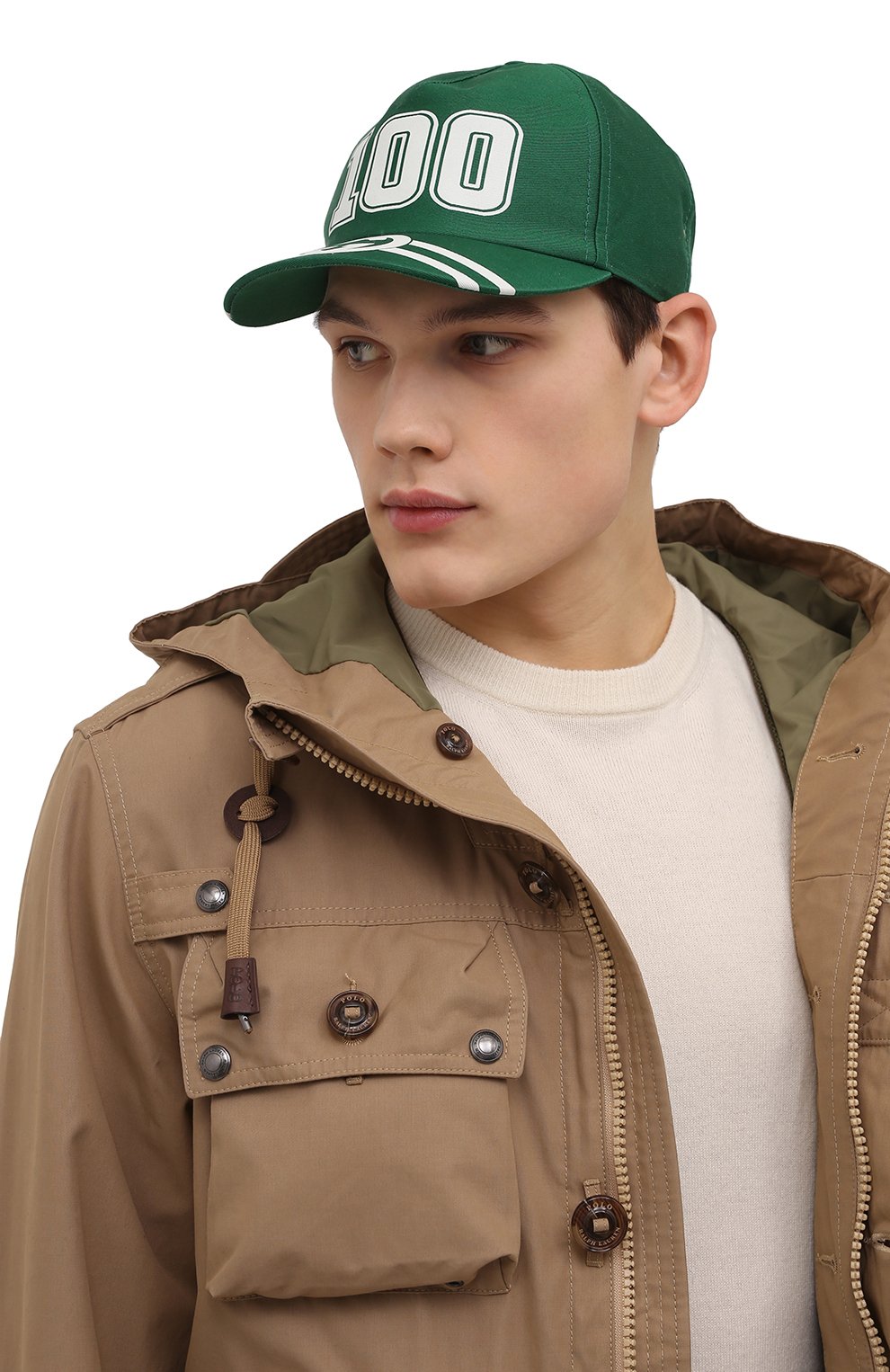 Хлопковая бейсболка GUCCI, арт. 673081/4HAKR, фото 2