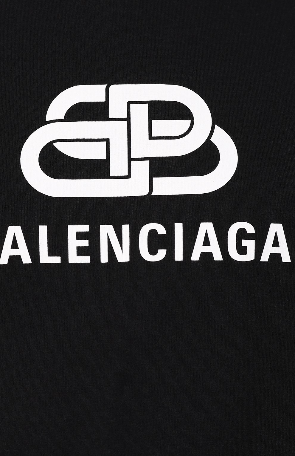 Хлопковая футболка BALENCIAGA черного цвета по цене 27650 руб., арт. 570813/TEV48, фото 5 Хлопковая футболка BALENCIAGA, арт. 570813/TEV48, фото 5