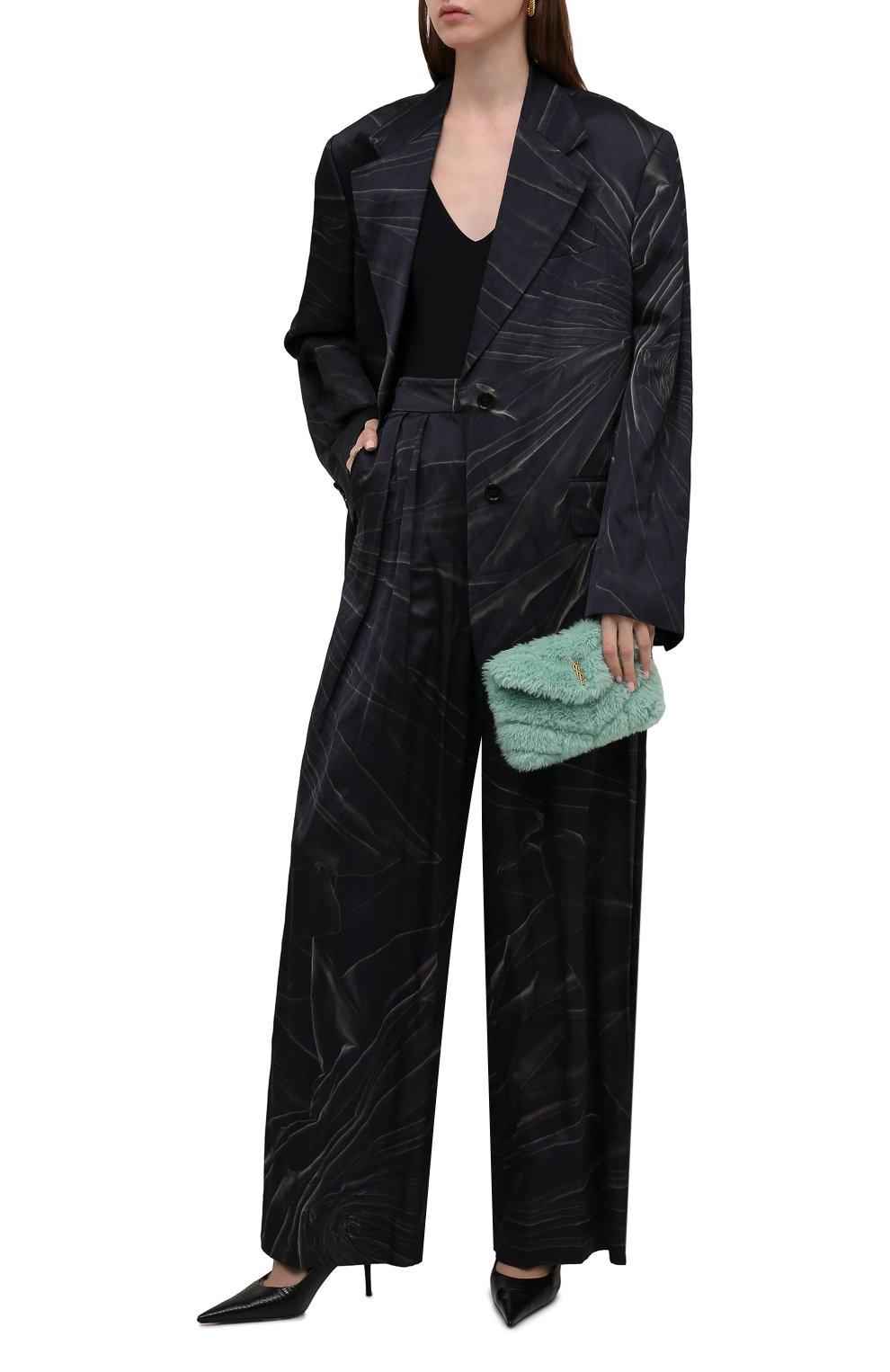 Клатч puffer small с футляром для кредитных карт SAINT LAURENT, арт. 650880/28B17, фото 3