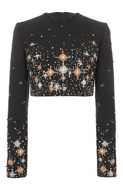 Женский топ с отделкой стразами ZUHAIR MURAD, арт. PTP25026/CRCA018