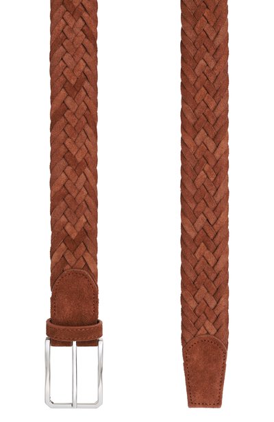 Замшевый ремень CANALI коричневого цвета по цене 36850 руб., арт. 50C/KB00440, фото 3 Замшевый ремень CANALI, арт. 50C/KB00440, фото 3