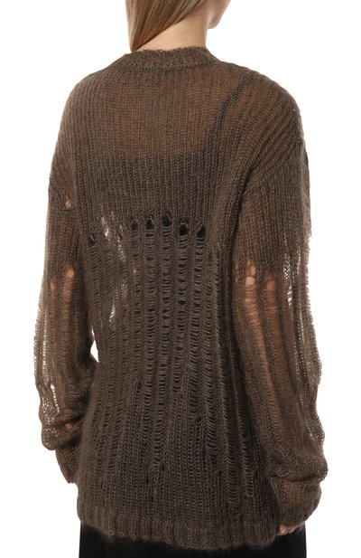 Свитер из шерсти и шелка ANN DEMEULEMEESTER, арт. 2402-W-KN09-KN044-099, фото 4