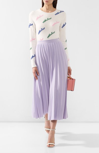 Пуловер из смеси шерсти и кашемира VALENTINO, арт. RB3KC00STXM, фото 2