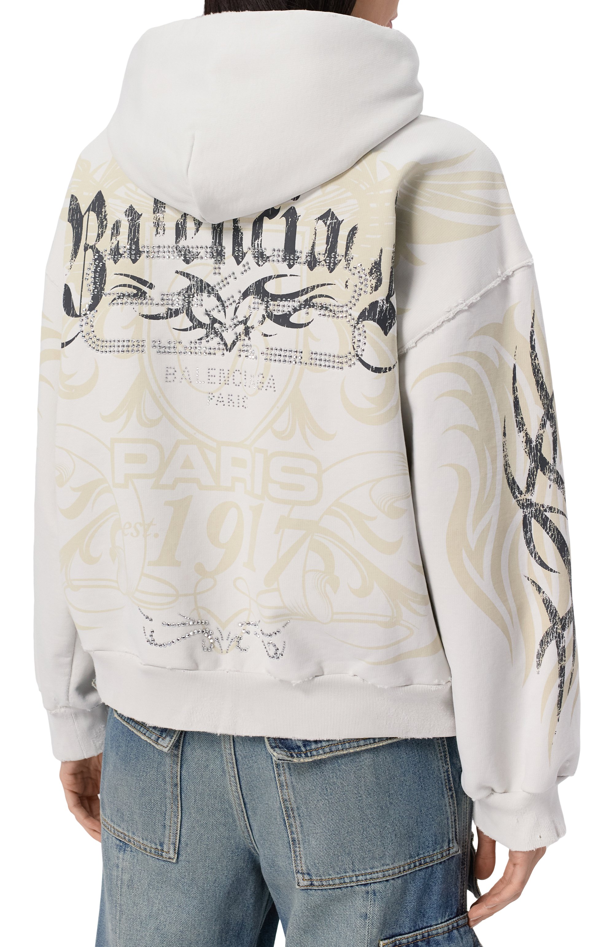 Хлопковая толстовка BALENCIAGA, арт. 803264/TRVR6, фото 8