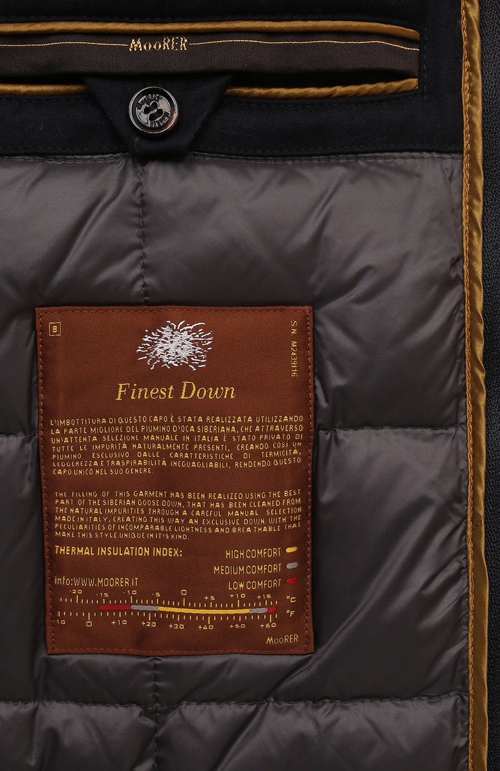 Пуховая куртка bellotto-mrw MOORER темно-синего цвета по цене 279500 руб., арт. T0LLEB-MRW_SET, фото 6 Пуховая куртка bellotto-mrw MOORER, арт. T0LLEB-MRW_SET, фото 6