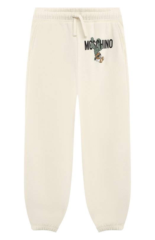 Хлопковые джоггеры Moschino