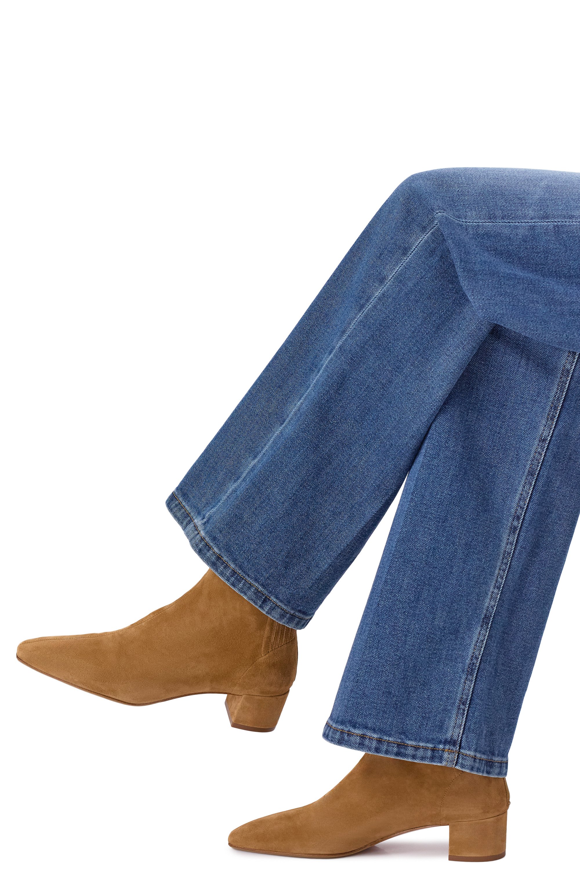 Замшевые ботильоны saint honore 35 AQUAZZURA, арт. SH0MIDB8/SUE, фото 2