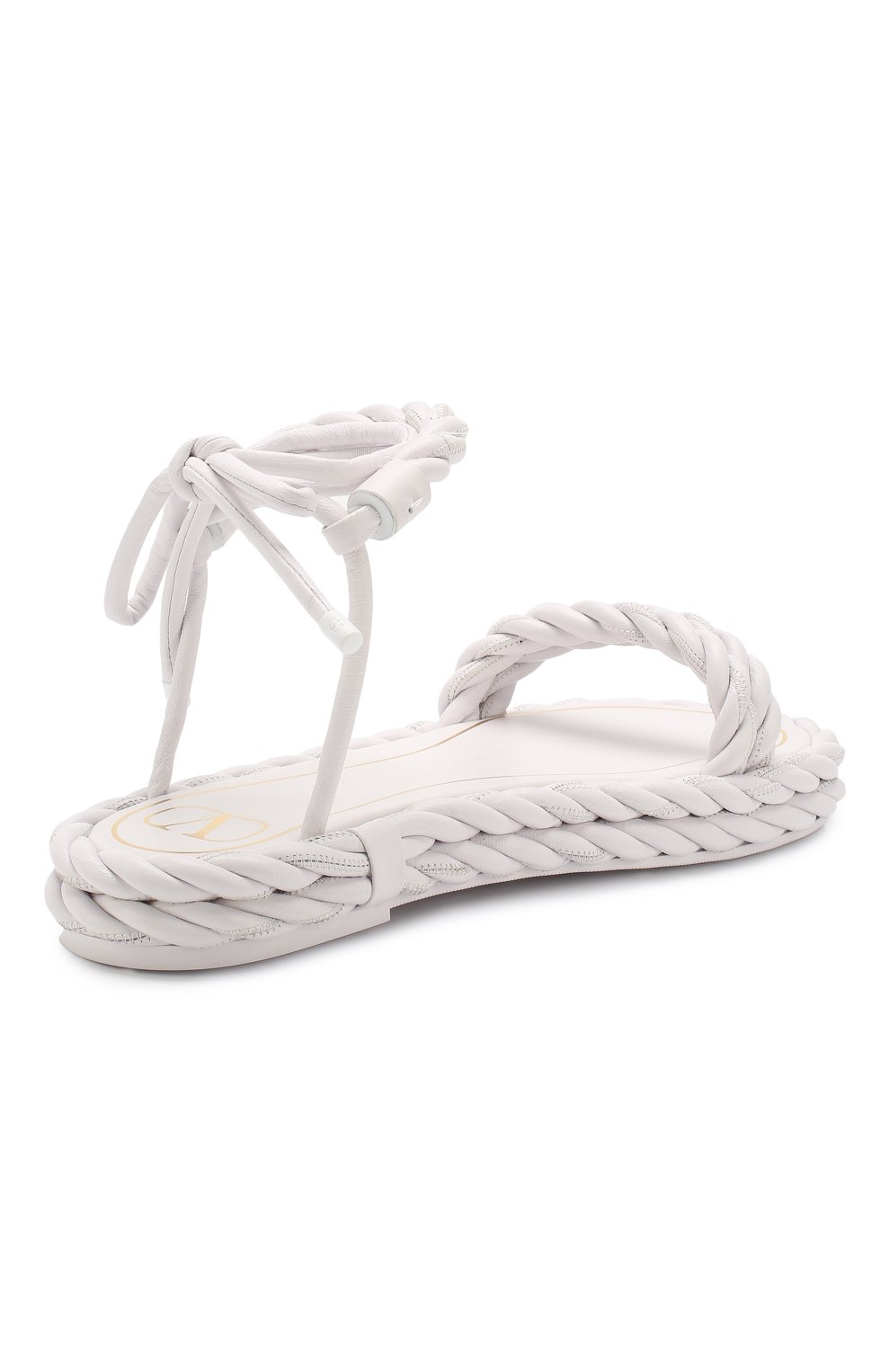 Кожаные сандалии rockstud the rope VALENTINO, арт. TW0S0Y17/GWJ, фото 4