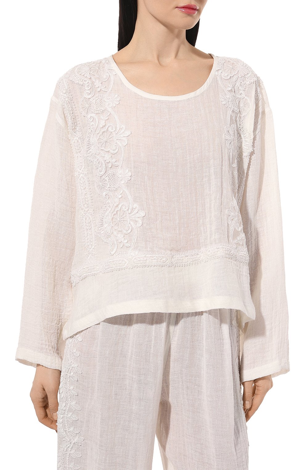 Льняная блузка MAURIZIO, арт. MZS4W08150577, фото 3