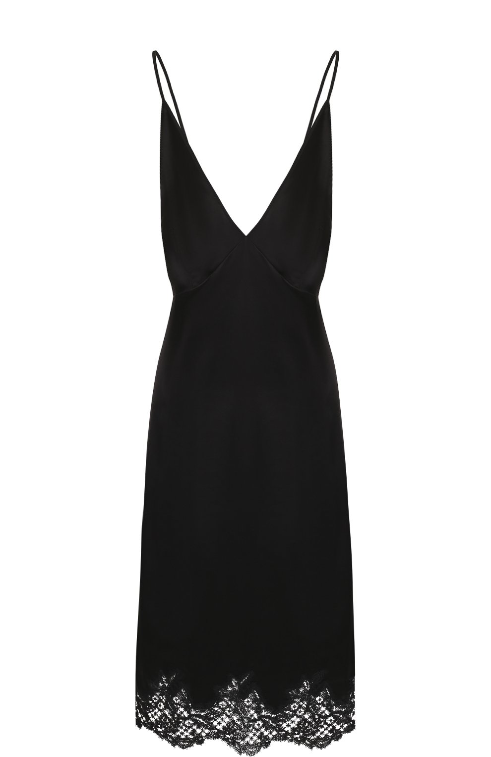 Шелковая сорочка на бретельках ERMANNO SCERVINO, арт. D334Q337RBV, фото 1