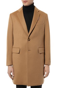 Мужской шерстяное пальто BURBERRY бежевого цвета, арт. 8058261 | Фото 3 (Драгоценные камни: Проставлено; Рукава: Длинные; Длина (верхняя одежда): До середины бедра; Материал утеплителя: Шерсть; Материал внешний: Шерсть; Материал сплава: Проставлено; 1-2-бортные: Однобортные; Мужское Кросс-КТ: пальто-верхняя одежда; Стили: Кэжуэл)